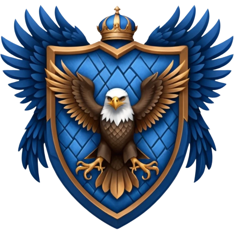 Hogwarts Ravenclaw crest Eagle emoji