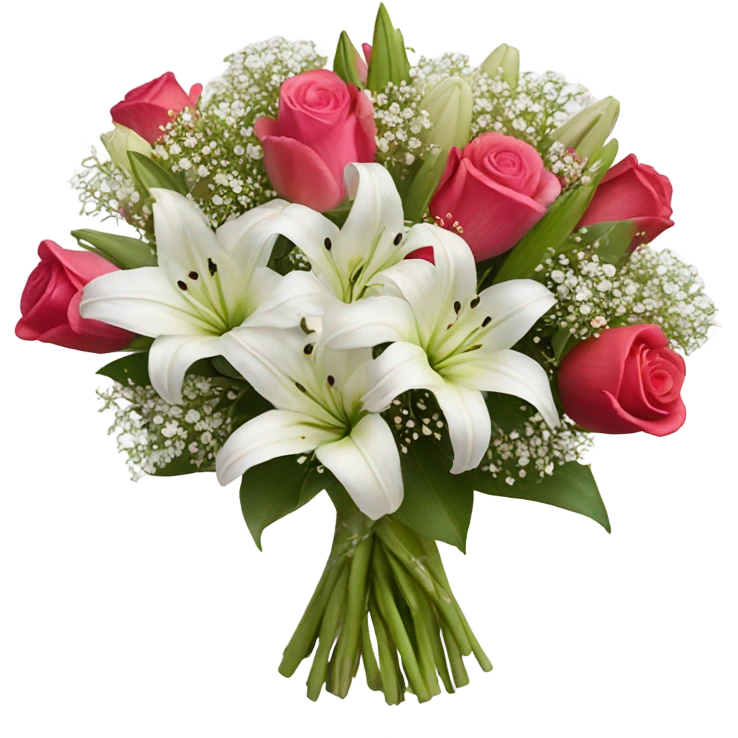 Valentines bouquet flowers  emoji