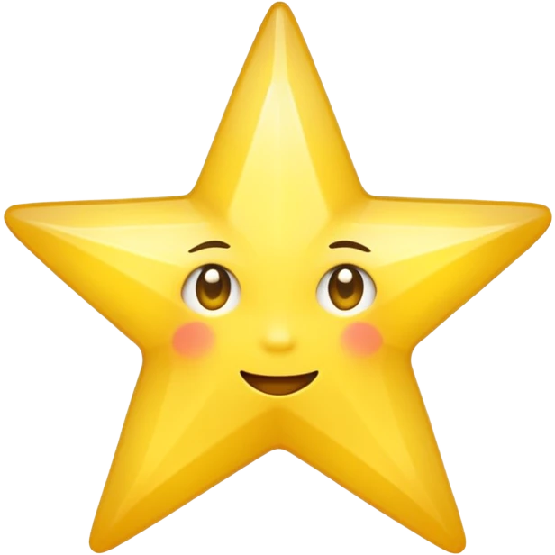 Star twinkle no eyes  emoji