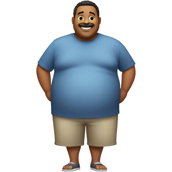 Fat guy  emoji