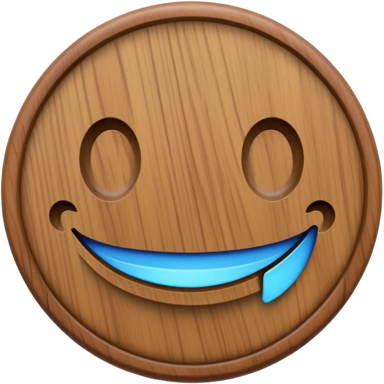Blue teak emoji