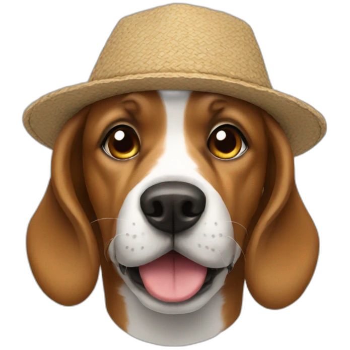 Dog hat emoji