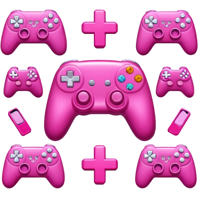 i need gamer pink pack literally for girls soft png 3d illustrations emoji