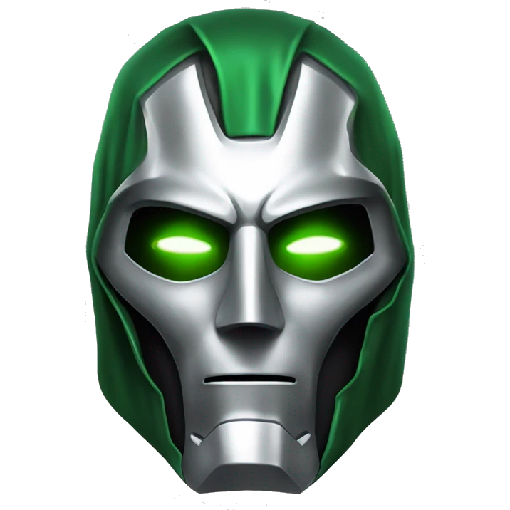 Victor von doom mask realistic emoji