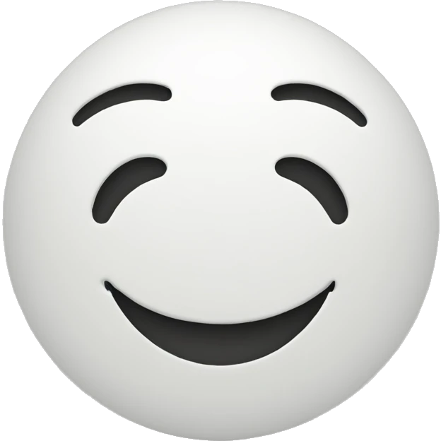 A smiley face happy emoji