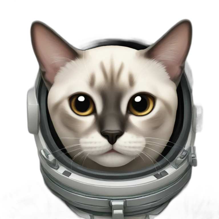 astronaut siamese cat emoji