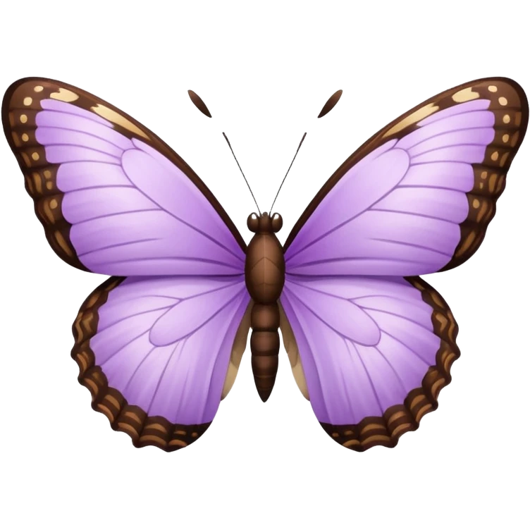 Butterfly color lilac emoji