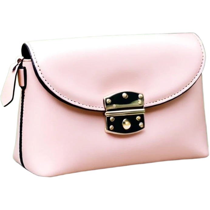 Розовая косметичка в виде скелета, вокруг чёрные искры ( кьютимарка для пони MLP )  emoji