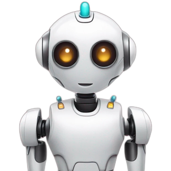 robot and cosmetics emoji