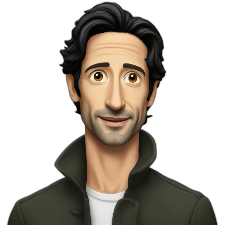 realistic adrien brody emoji