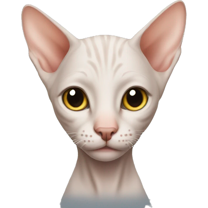Hairless cat emoji