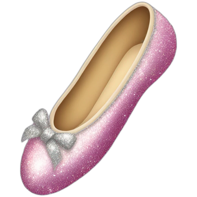 ballet slipper with sparkles emoji