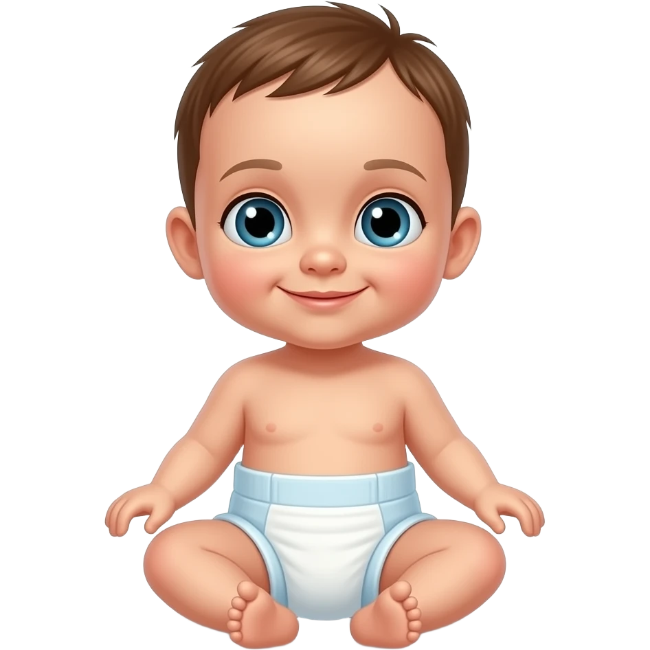 Fasa uma bebe reborn kit luana de fralda emoji