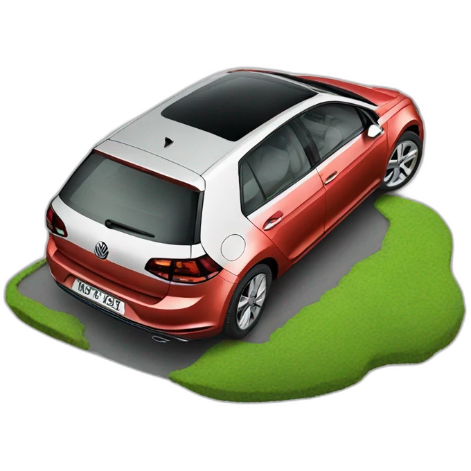Volkswagen golf breaking emoji