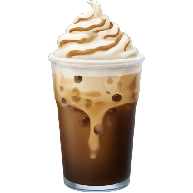 Iced coffee emoji