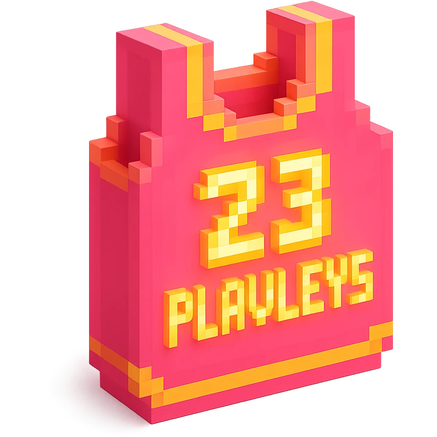 розовая баскетбольная майка со светящейся надписью "23 PLAVLEYS", no background emoji