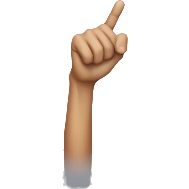 hand showing letter L emoji