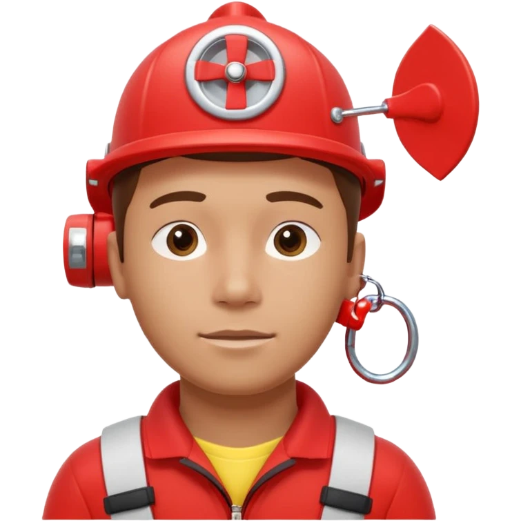 lifeguard portrait, head and shoulders only, wearing red lifeguard uniform, rescue whistle and buoy strap visible, confident alert expression, beach safety vibe, 3D cartoon, mobile game icon style, clean background, no text, no watermark
 emoji