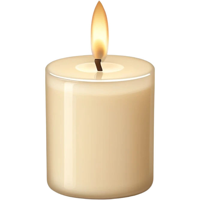 beige chanel candle  emoji
