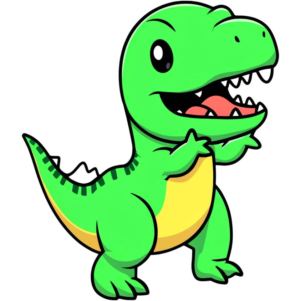 Dinosaur tongue  emoji
