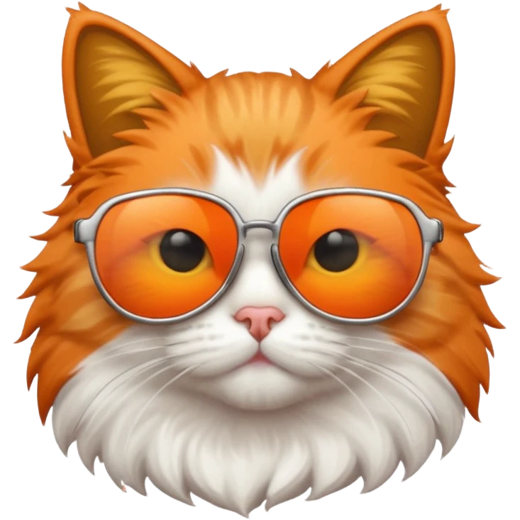 Cat wearing sunglasses emoji