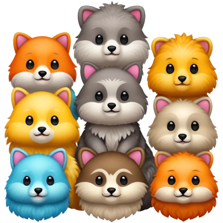 Cute animals emoji