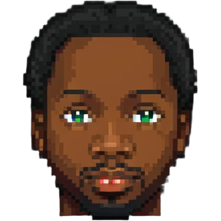 portrait of a Black man emoji