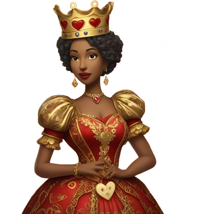 queen heart card  emoji
