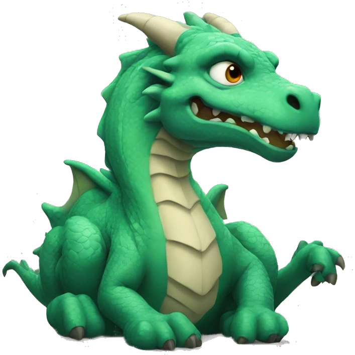 apathetic dragon emoji