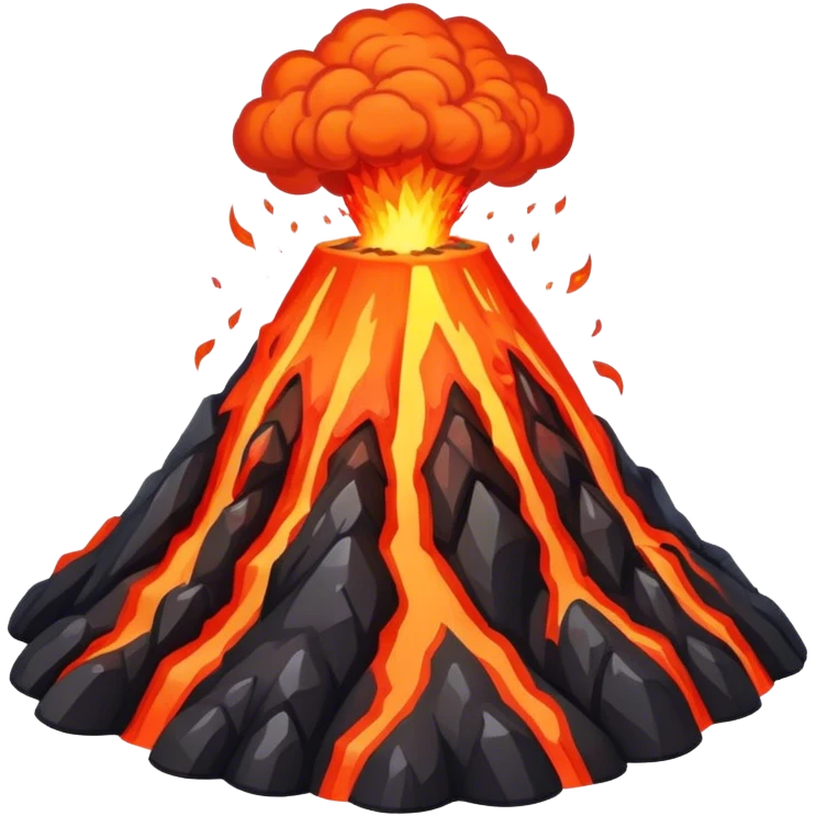 volcano emoji