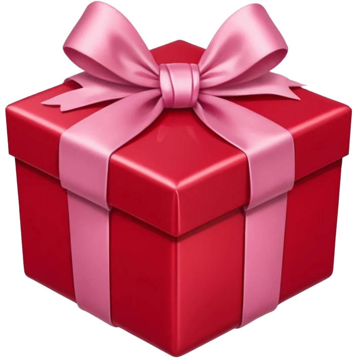 red gift box with pink bow emoji