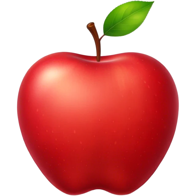 Juicy apple emoji
