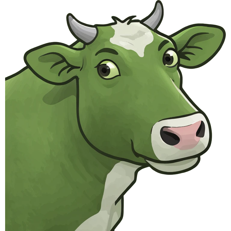 Make this boy a cow emoji