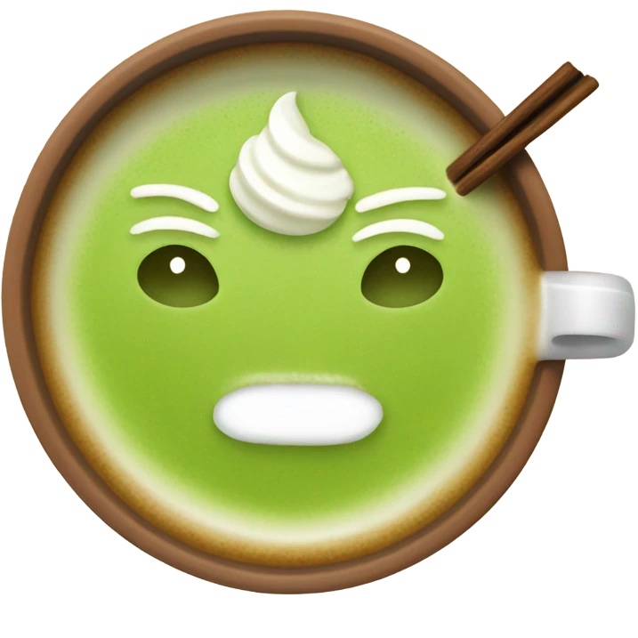 Matcha latte  emoji