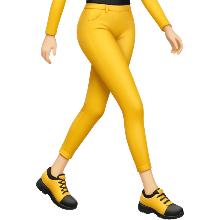 walking emoji but legs are blacked out emoji