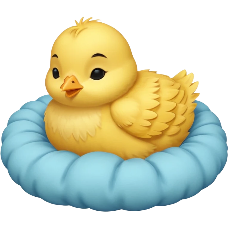 sleeping small chick  emoji
