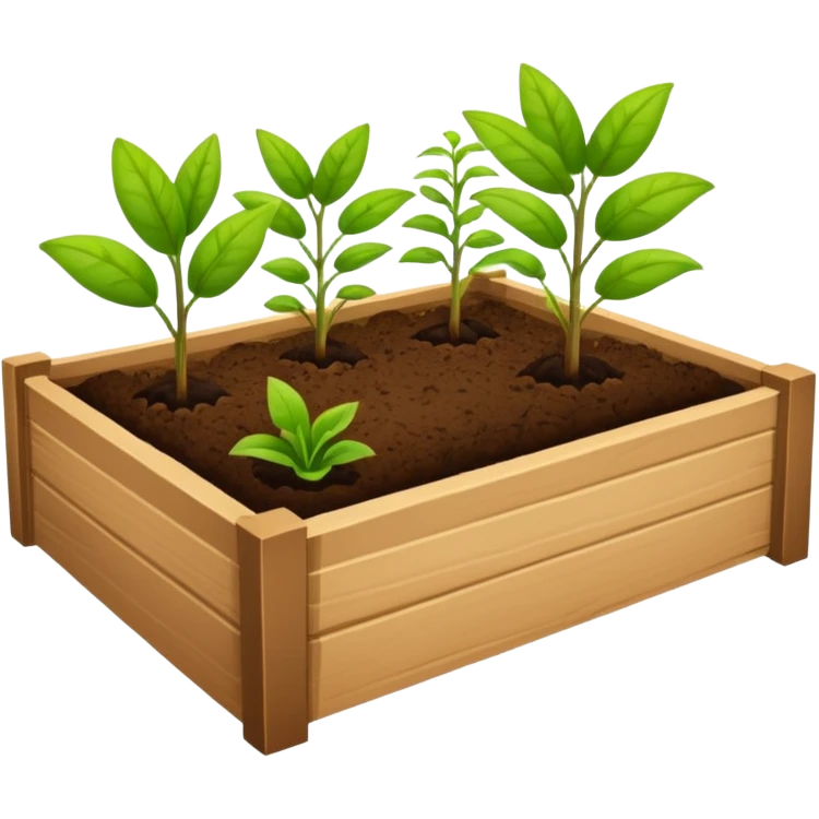 Garden bed  emoji