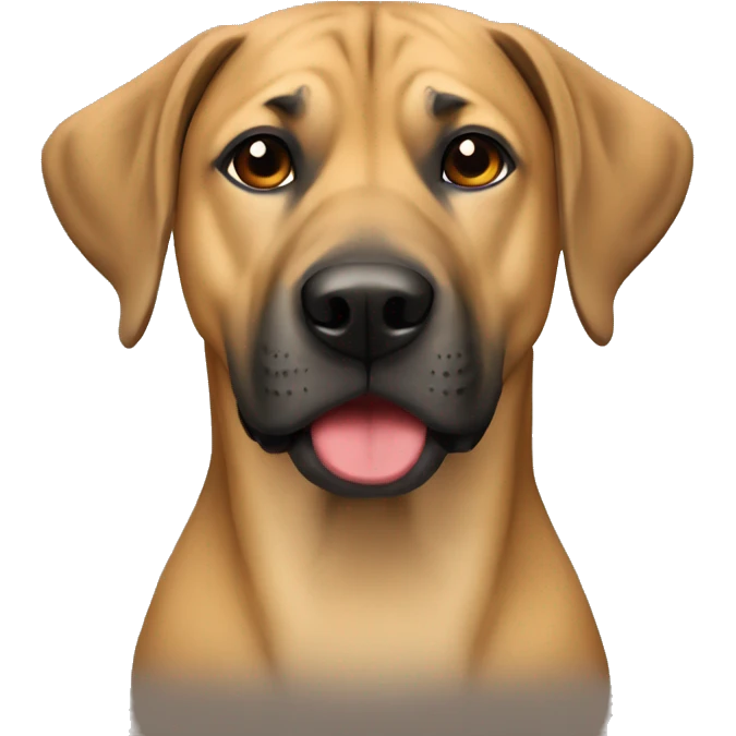 Black mouth cur emoji
