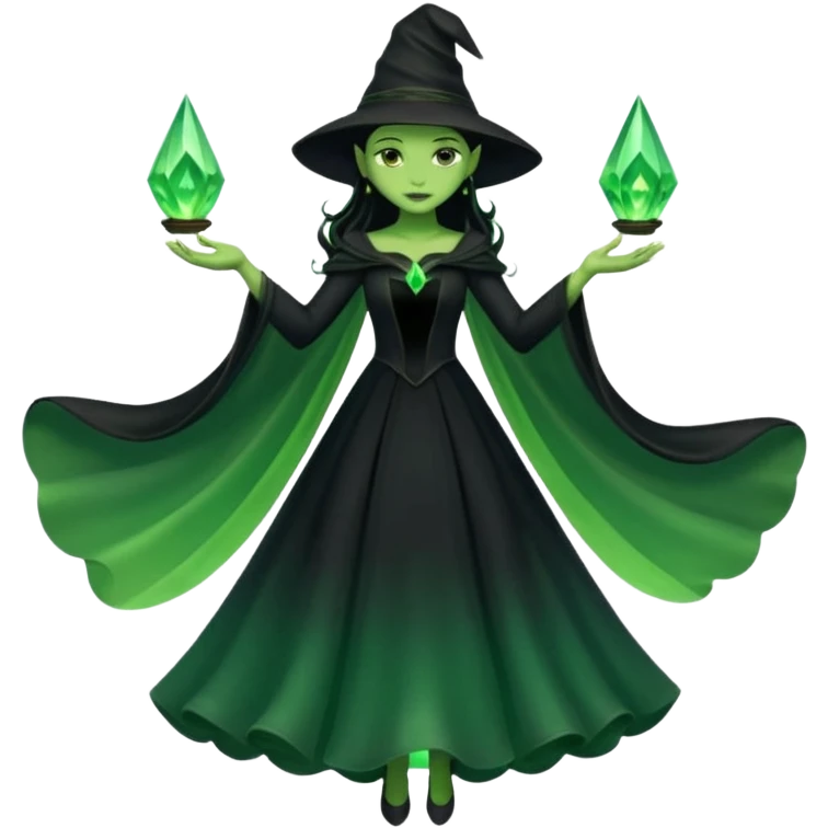 elphaba holding space emoji