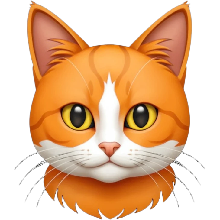 Elinde bicak olan caliko cinsi bir kedi emoji