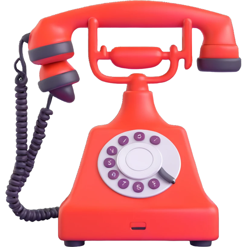 a phone in a realistic 3D style, detailed and shiny emoji