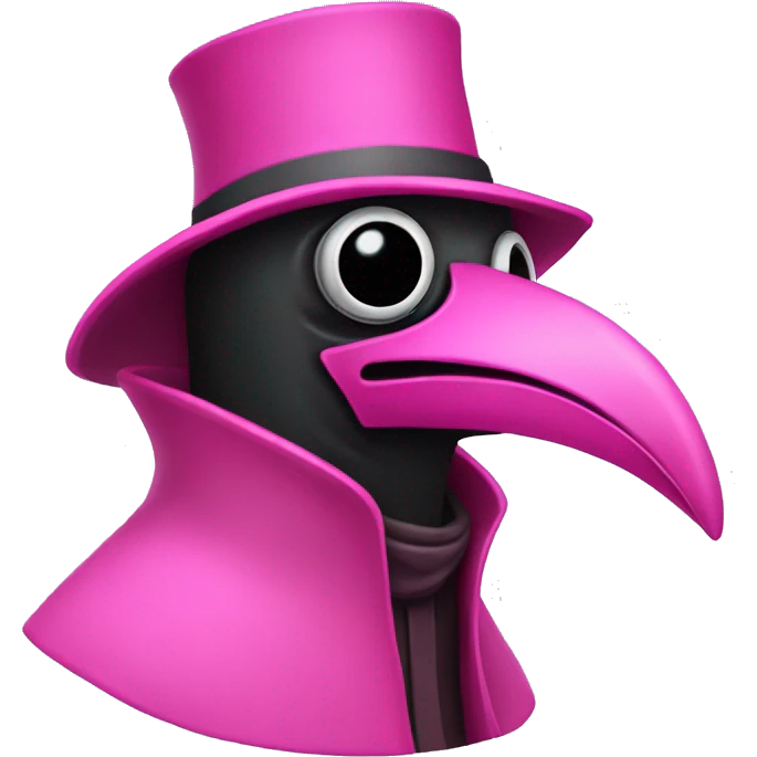 Pink plague doctor  emoji