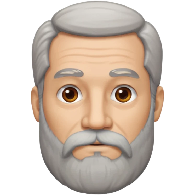 Really long beard emoji