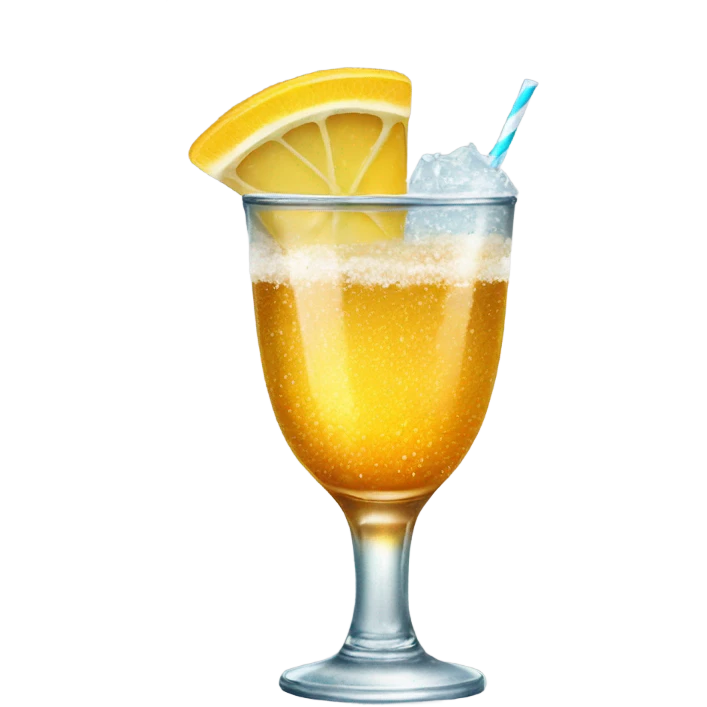 a golden cocktail lightly sprinkled by sea salt flakes emoji
