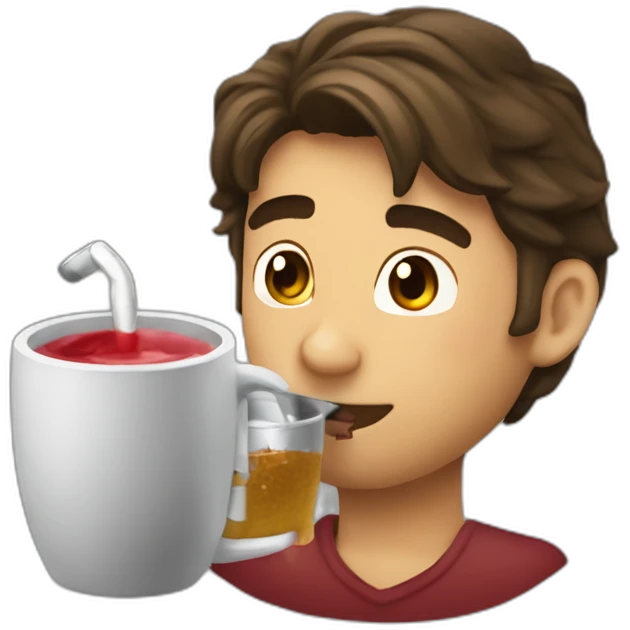 javier milei tomando mate emoji