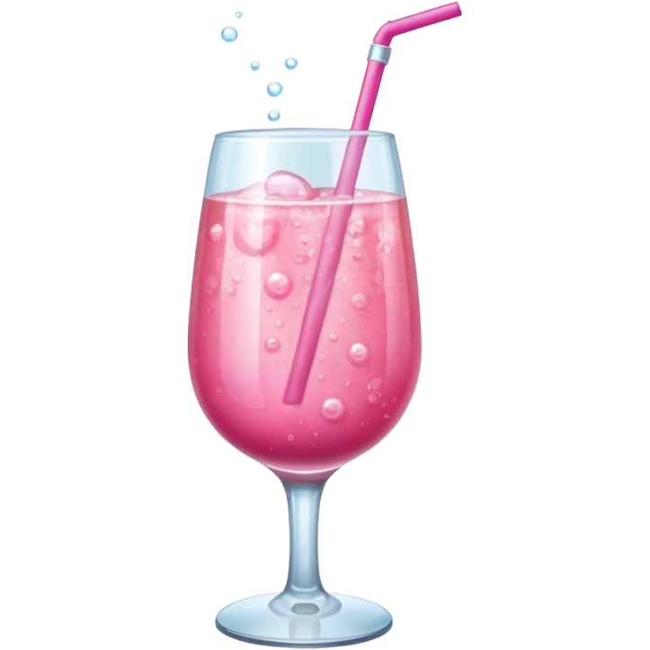 🍷alter emoji into pink drink  emoji