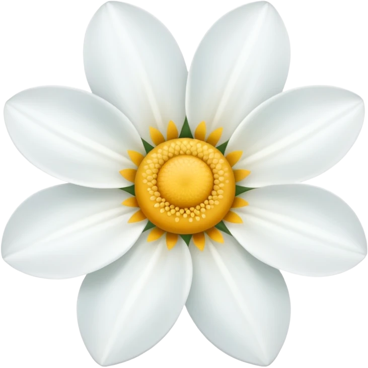 white flower emoji