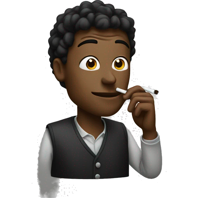Elon smoking  emoji