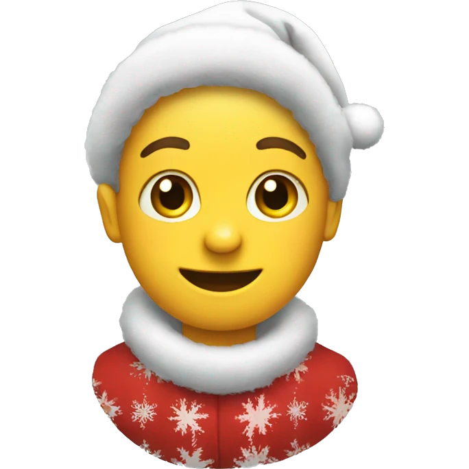 A cute Christmas emoji  emoji