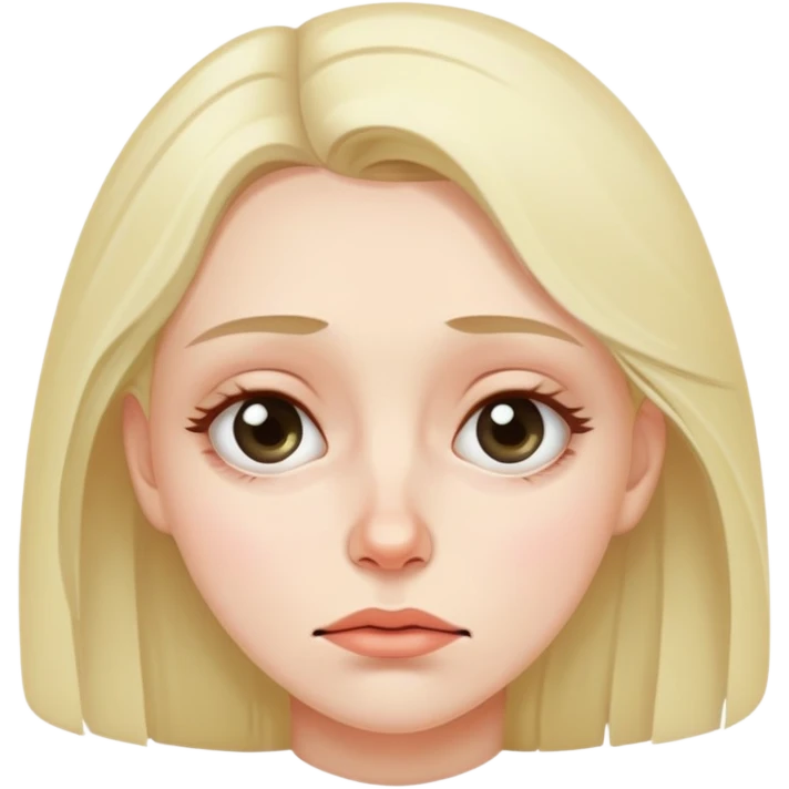 tired woman with dark circles under eyes emoji